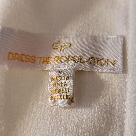 BRAND NEW DRESS THE POPULATION LOGAN OFF-THE-SHOULDER SWEETHEART DRESS - Picture 14 of 16